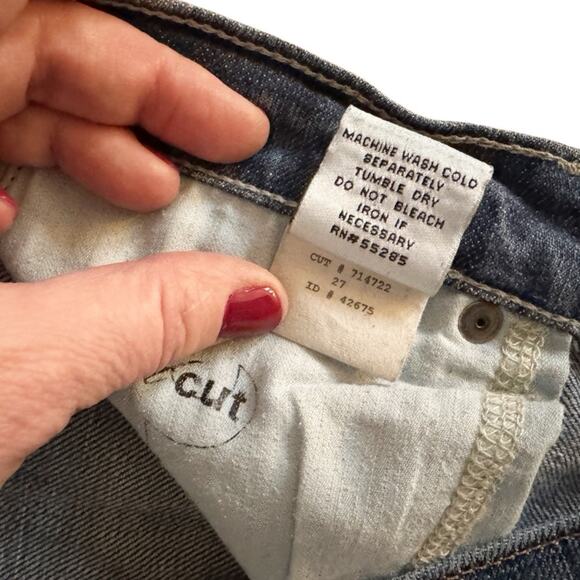 DPD Bootcut Jeans Women's Sz 27 Y2K Embroidered pockets 90s Vintage Retro - Picture 7 of 11